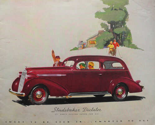 Лот из двух рекламных буклетов американской
корпорации Studebaker